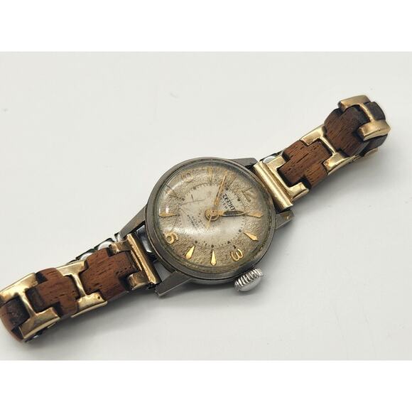 Vintage TERIAM 17 Jewels Incabloc Women's Wrist Mechanical Winder Watch - Picture 6 of 15